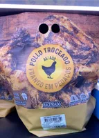 Pollo troceado asado frango em pedaços