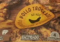 Pollo troceado asado