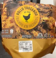 Pollo troceado asado