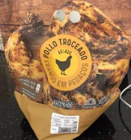 Pollo troceado assado