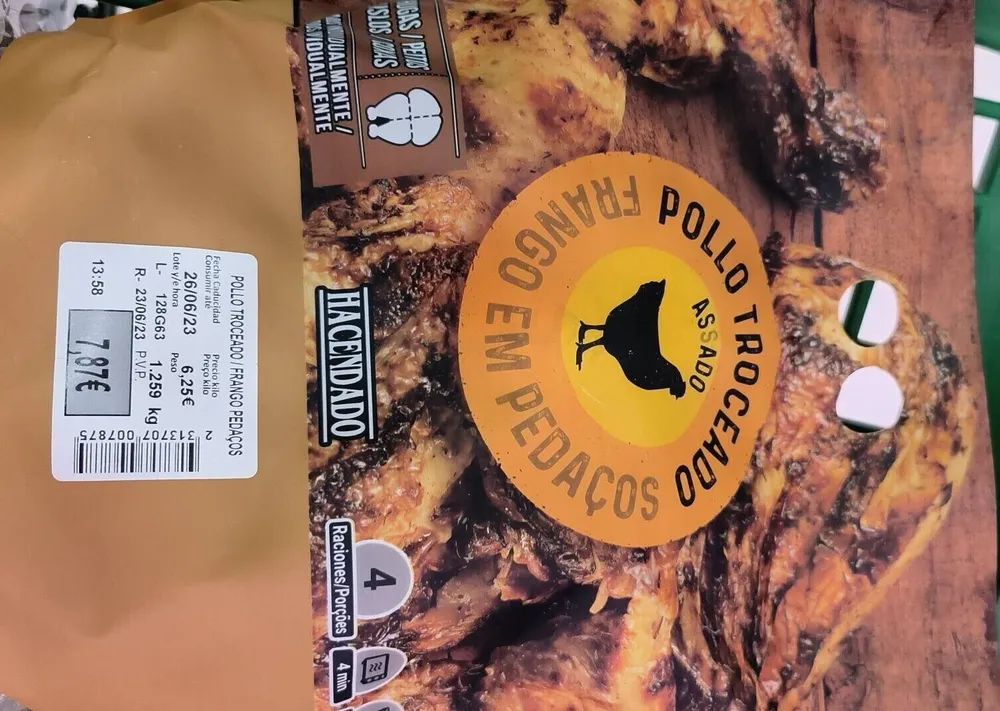 Pollo troceado