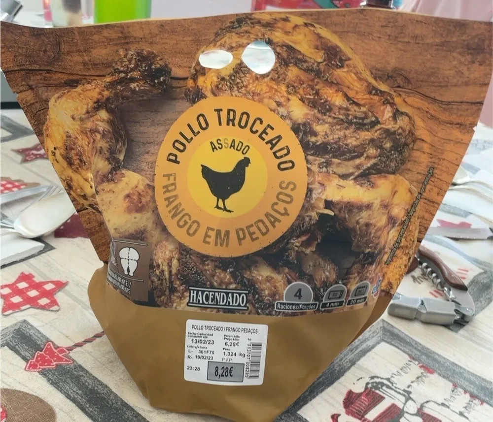 Pollo troceado