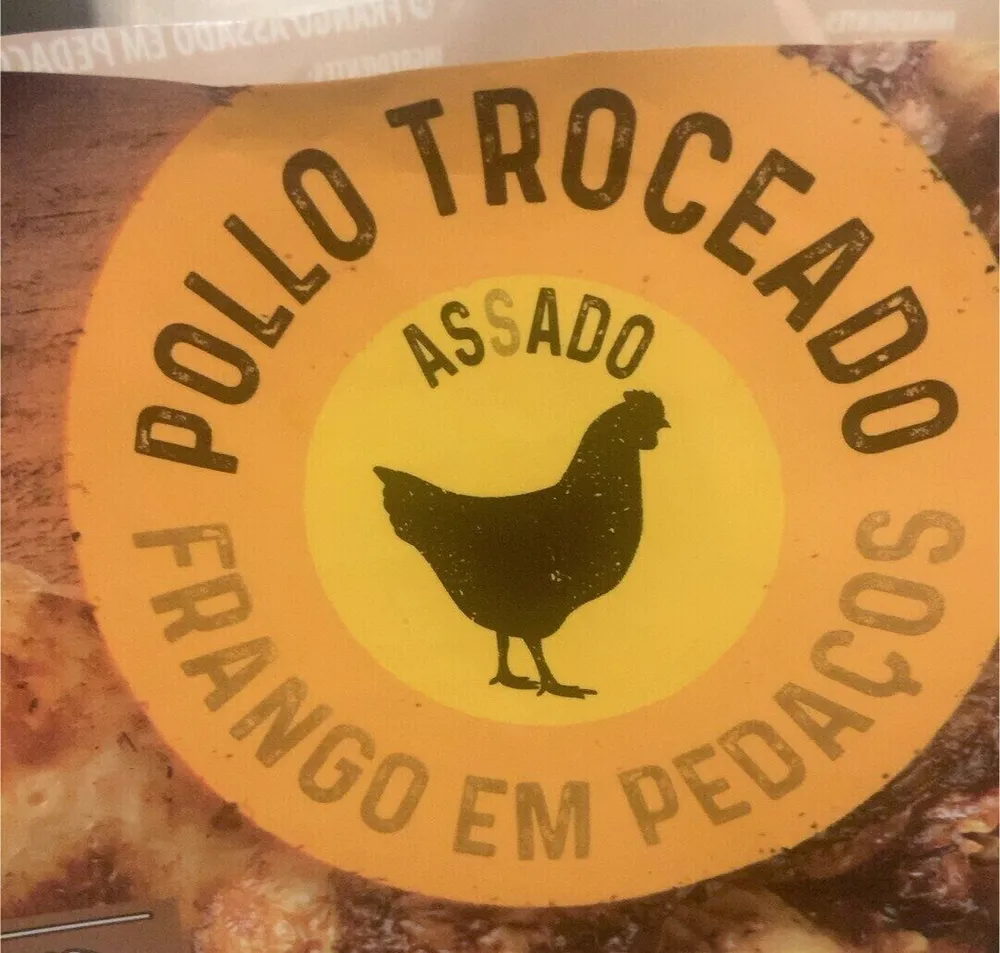 Pollo troceado asado
