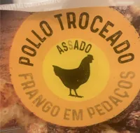 Pollo troceado asado