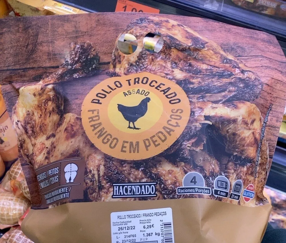 Pollo Asado Troceado