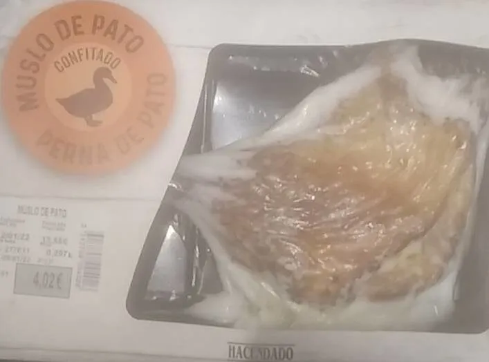 Muslo de pato confitado