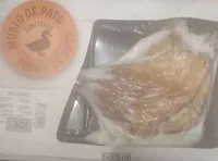 Muslo de pato confitado