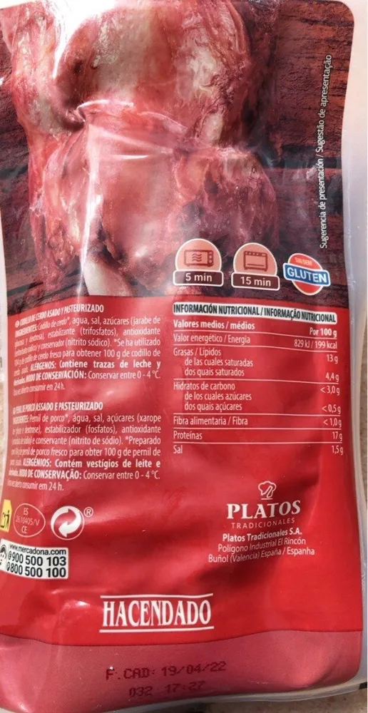 codillo cerdo