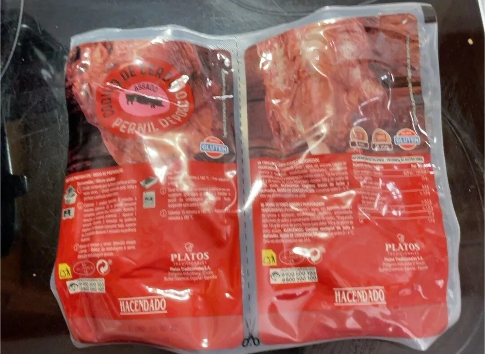 Codillo de cerdo asado y pasteurizado