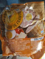 Asado de pollo con huevo, jamon y queso