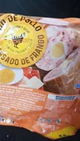 Asado pollo relleno con huevo jamón y queso