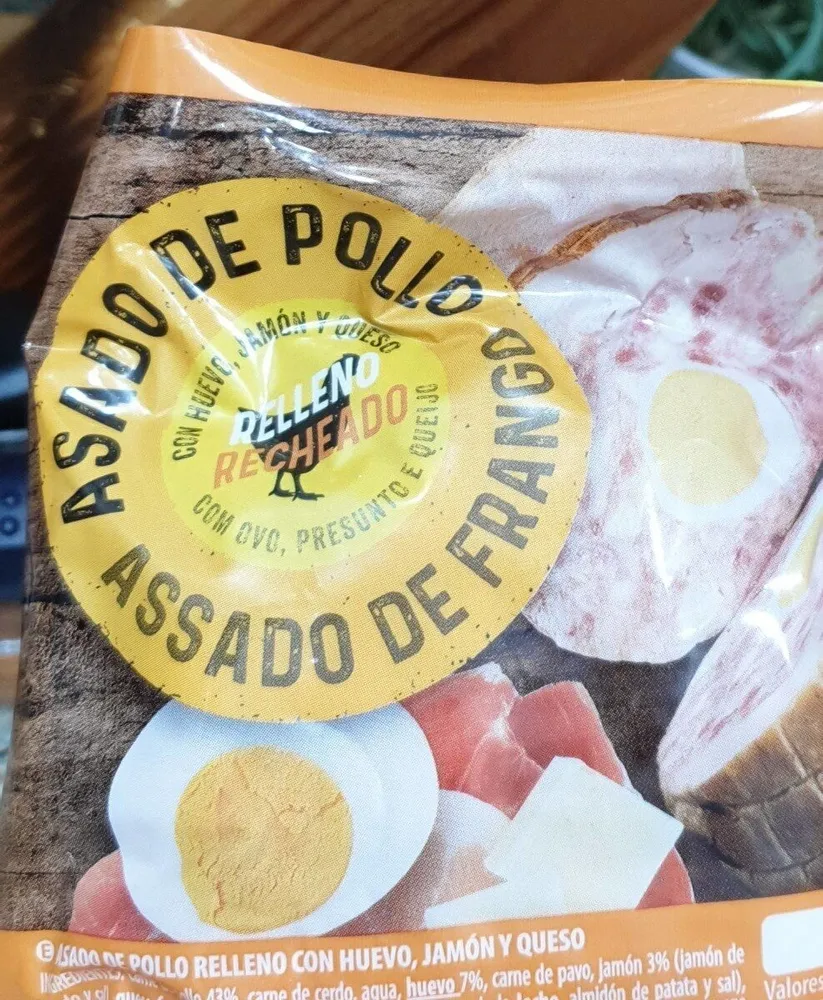 Asado de pollo relleno