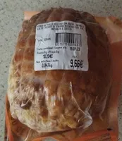 Asado de pollo relleno con huevo