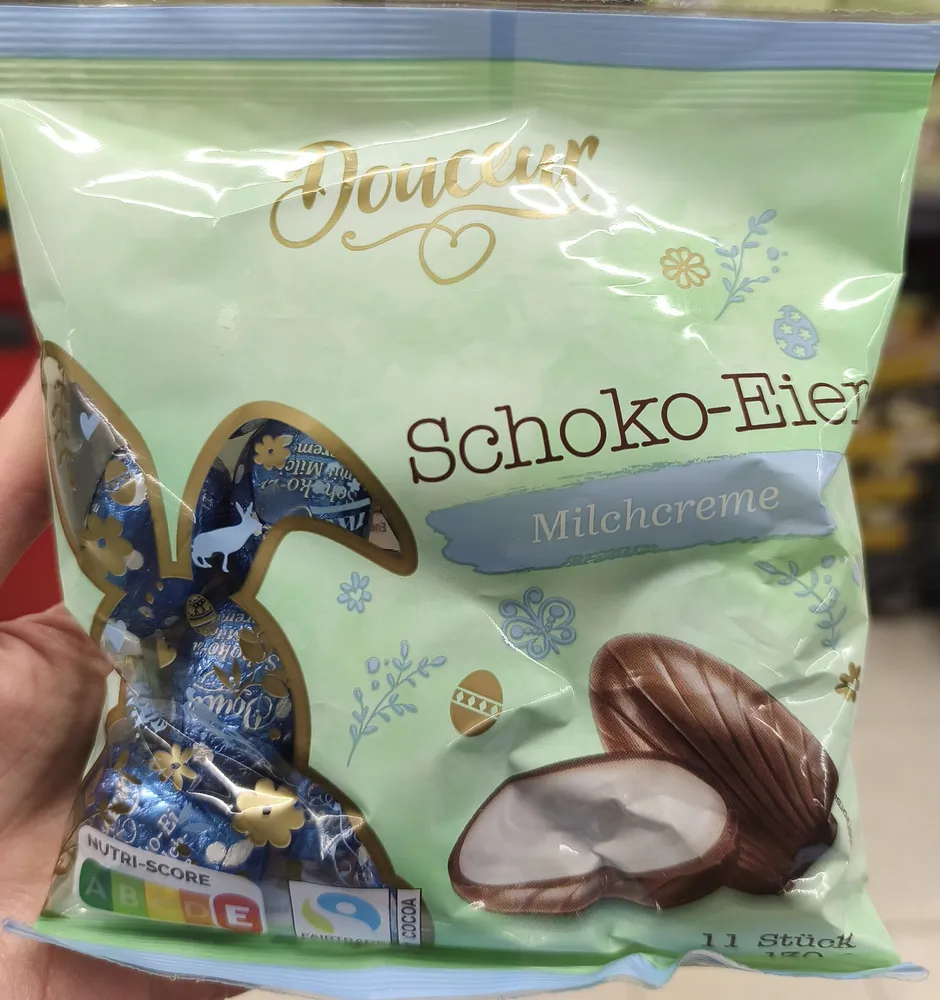 Schoko-Eier Milchcreme