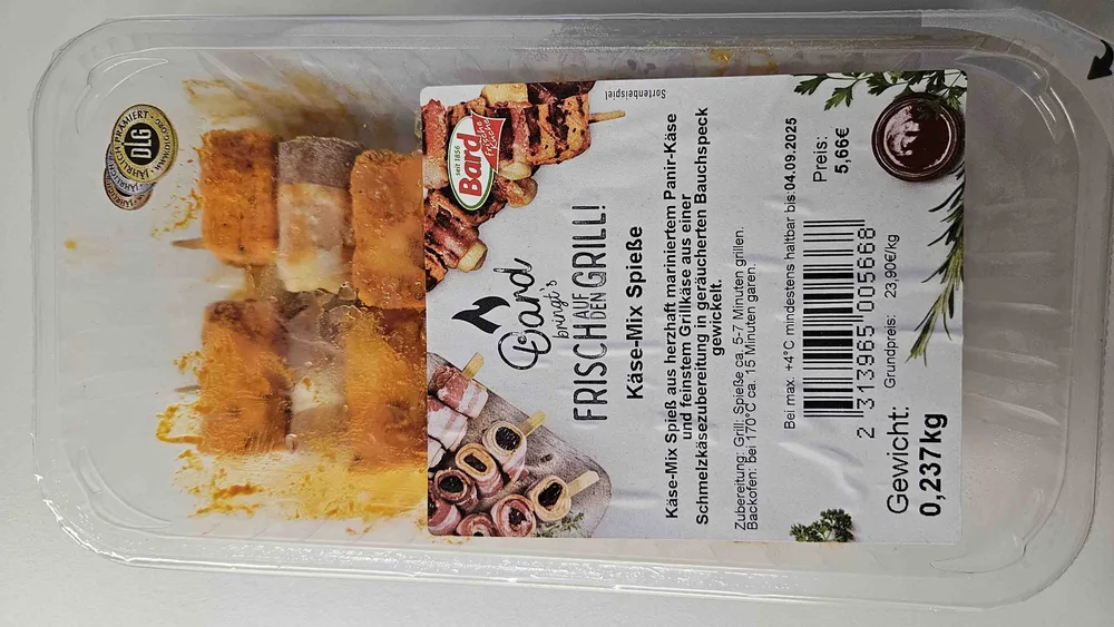 Käse-Mix Spieße