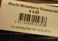 Mochi Strawberry Cheesecake