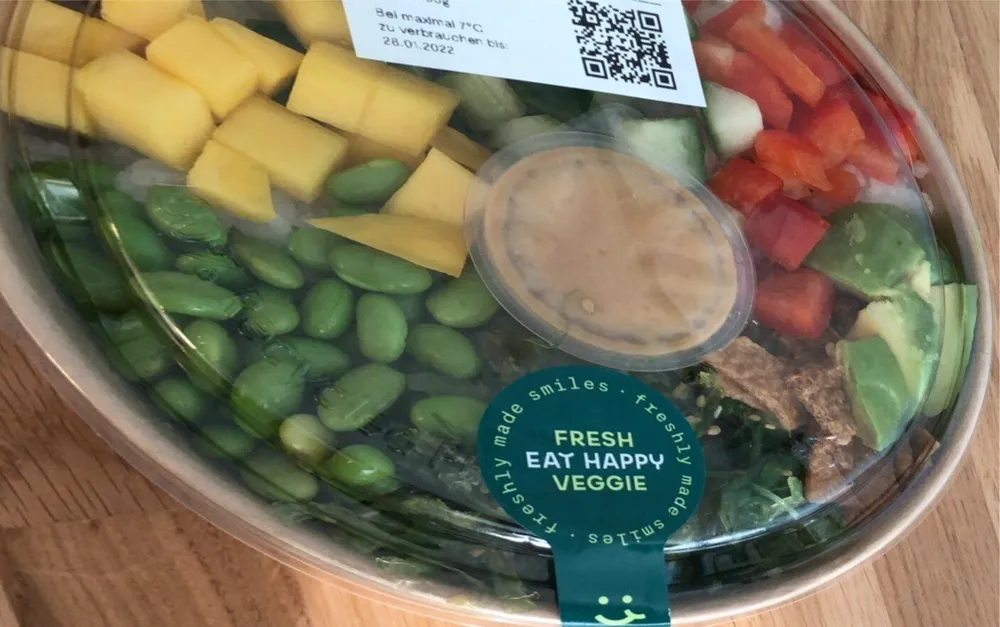 Poke bowl vegan