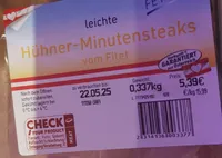 Hühner Minutensteaks