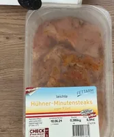 Hühner-minutensteaks