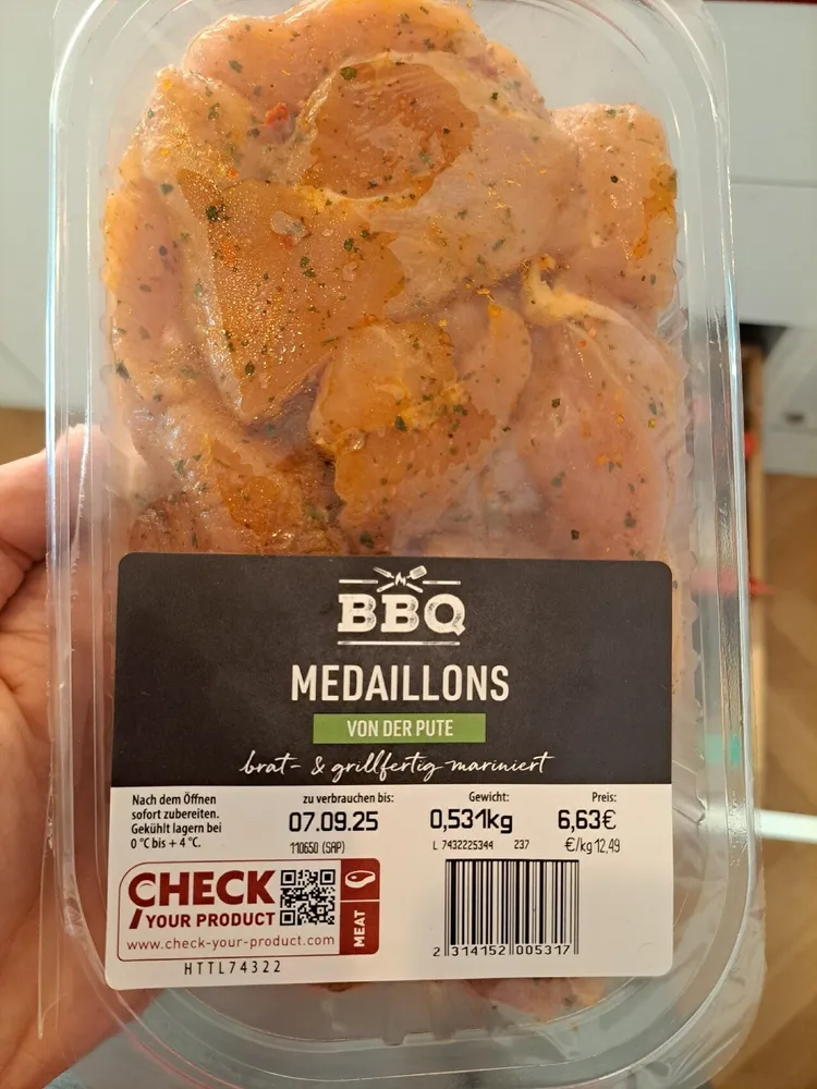 Medaillons von der Pute