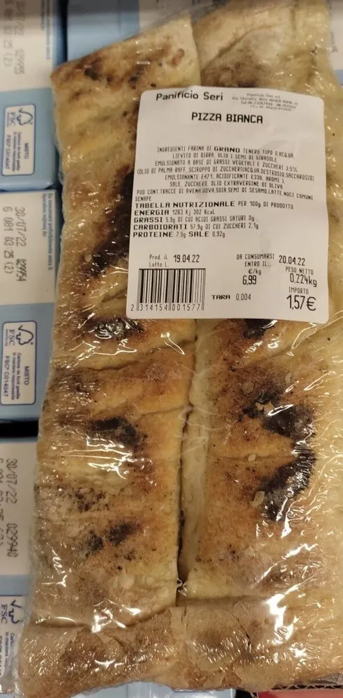 Pizza bianca