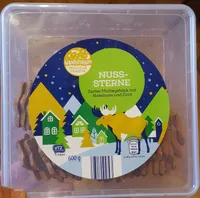 Nuss-Sterne - Mürbegebäck mit Haselnuss und Zimt