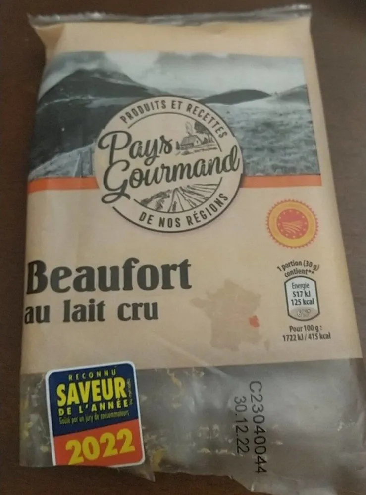 Beaufort au lait crû