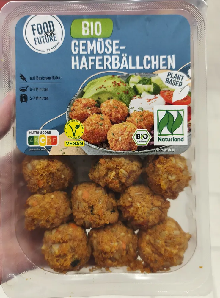 Bio Gemüse-Haferbällchen