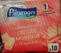 Les tranchées croque monsieur à l'emmental