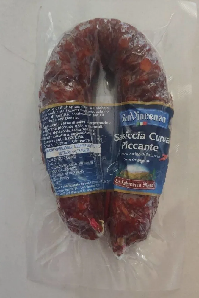 Salsiccia curva piccante