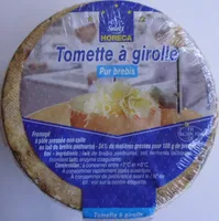 Tomette à girolle Pur Brebis (34% MG)