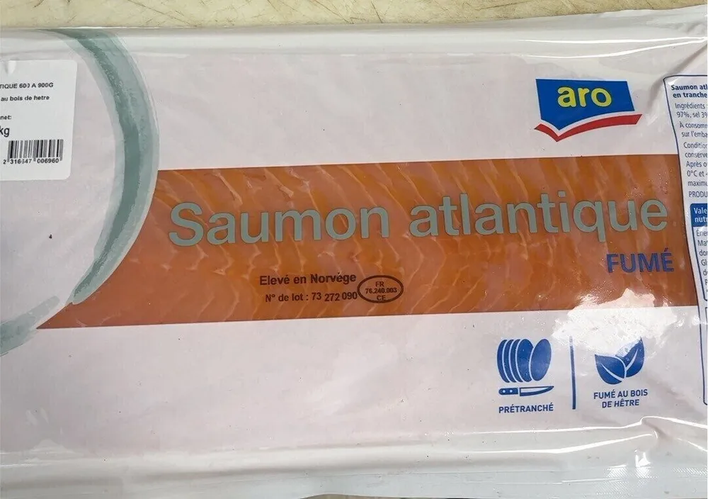 Saumon fumé atlantique