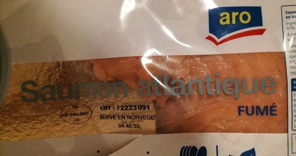 Saumon Atlantique fumé