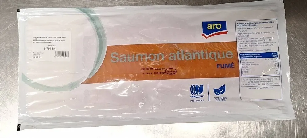 Saumon atlantique fumé