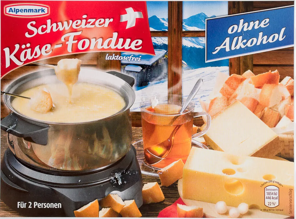 Schweizer Käse-Fondue ohne Alkohol