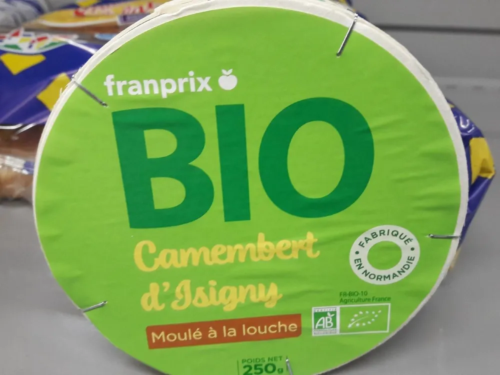 Camembert bio disigny