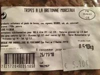 Tripes à la Bretonne Morceaux