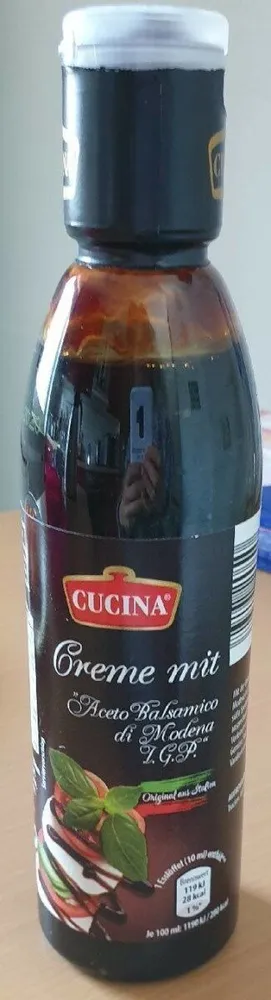 Creme mit Aceton Balsamico di Modena