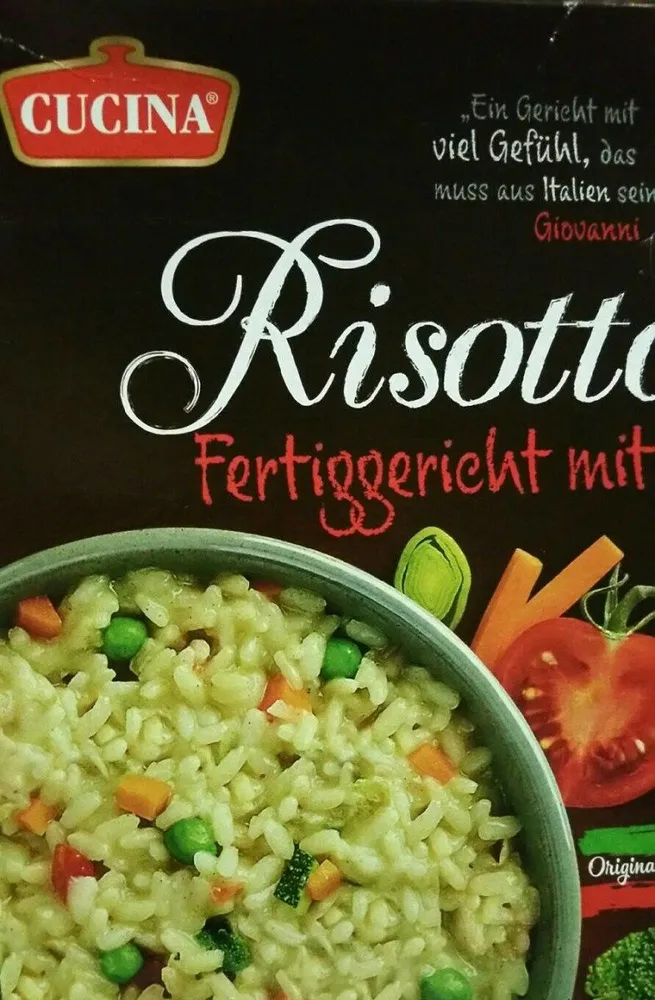 Cucina Risotto, Mit Gemüse Trockenprodukt