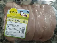 Pechuga fileteada fina