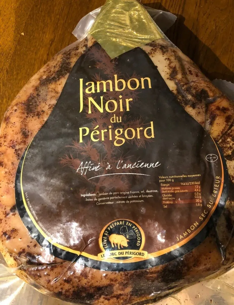 Jambon noir du Perigord