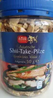 Asiatische Shii Take Pilze getrocknet