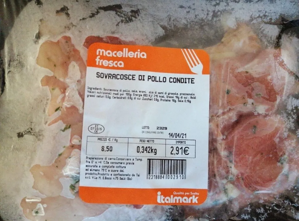 Sovracosce di pollo condite