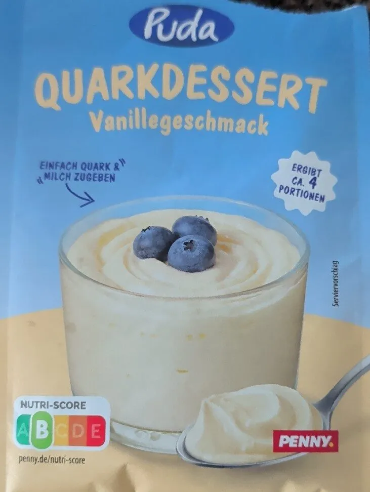 Quarkdessert Vanillegeschmack