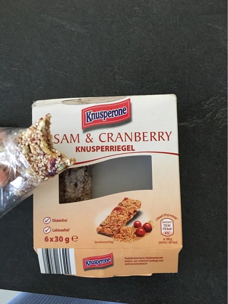 Sesam & cranberry