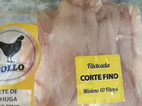Filete de pechuga de pollo corte fino