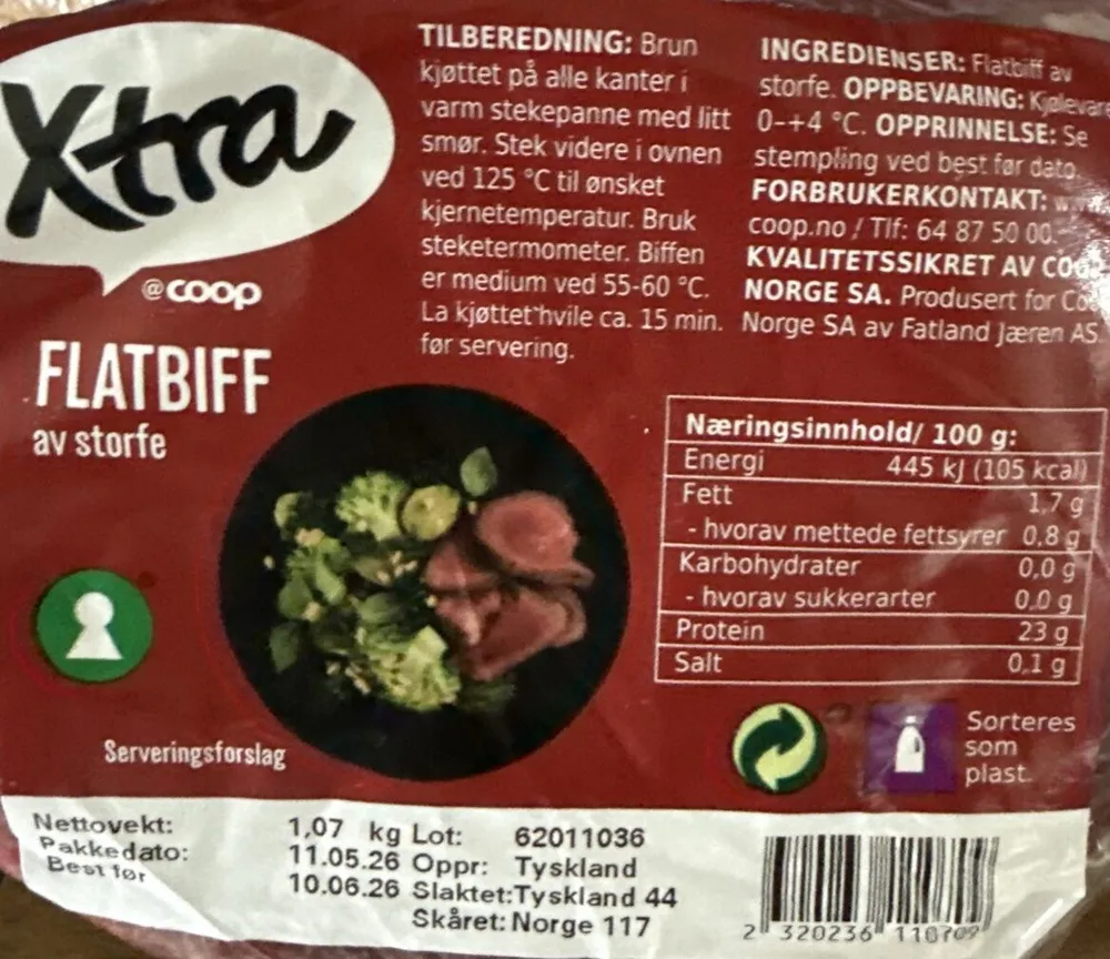 Flatbiff Av Storfe