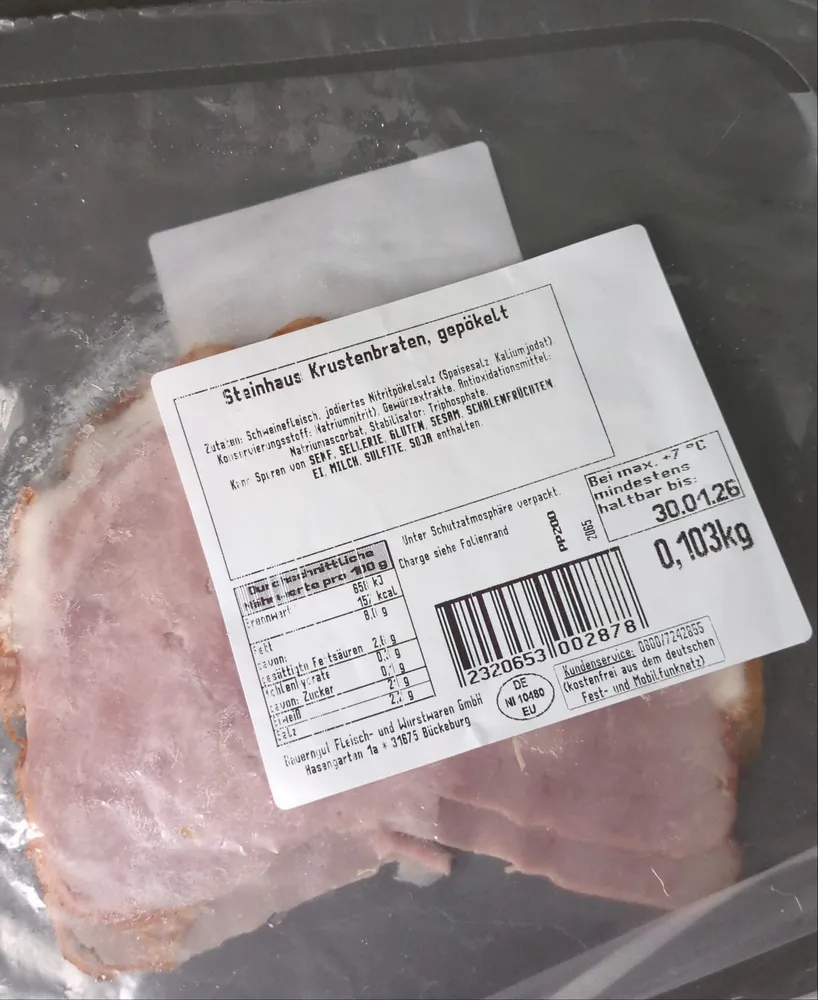 Steinhaus Krustenbraten, gepökelt