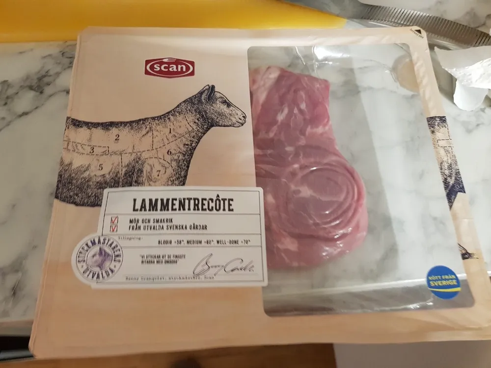 Utvald Lammentrecote