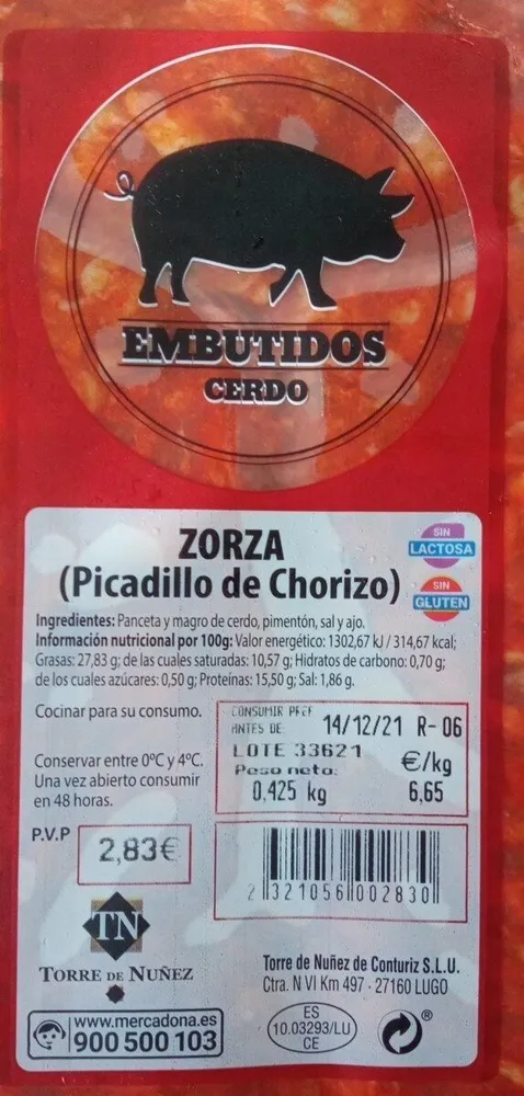 Zorza Picadillo de Chorizo